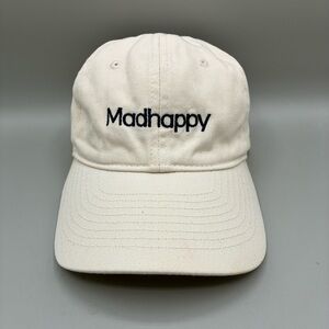 Madhappy Classics Dad Hat Women’s Adjustable White Canvas Cap